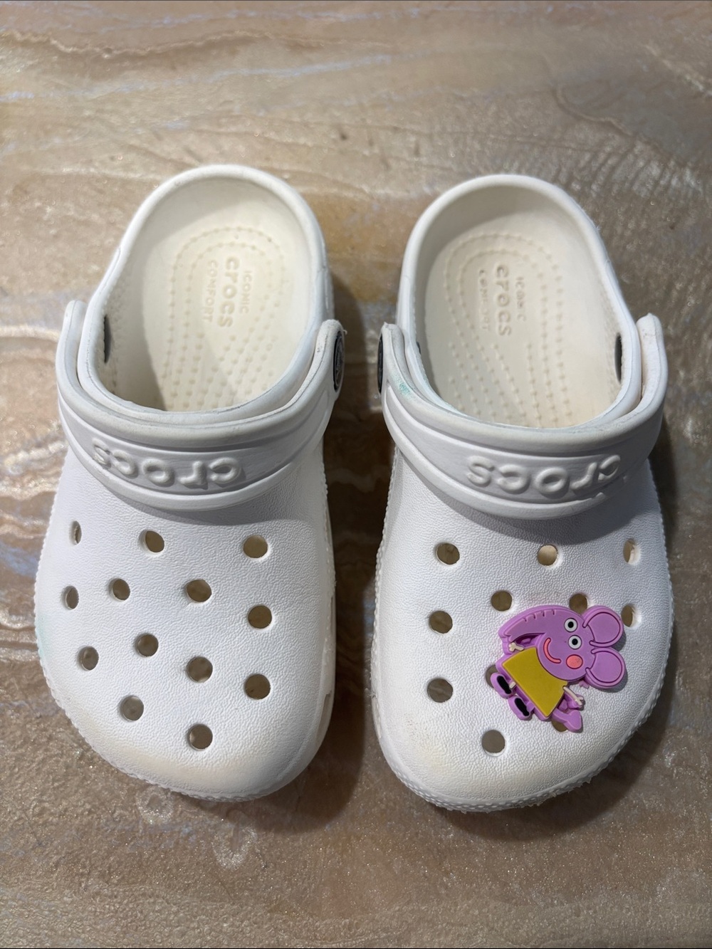 CROCS CLOG Classic Comfort White Lightweight Size Kid C9